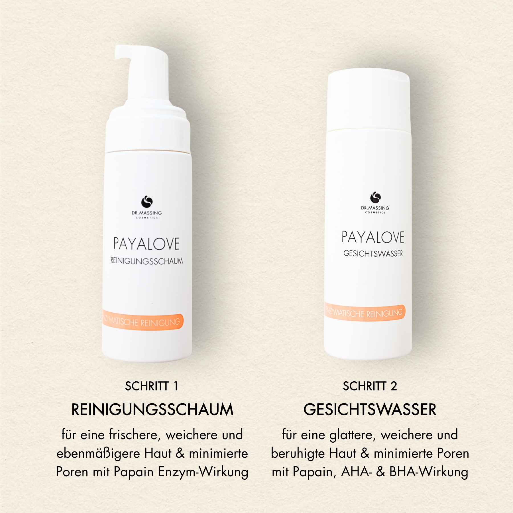 Anwendungsschritte des Daily Cleanse Duo