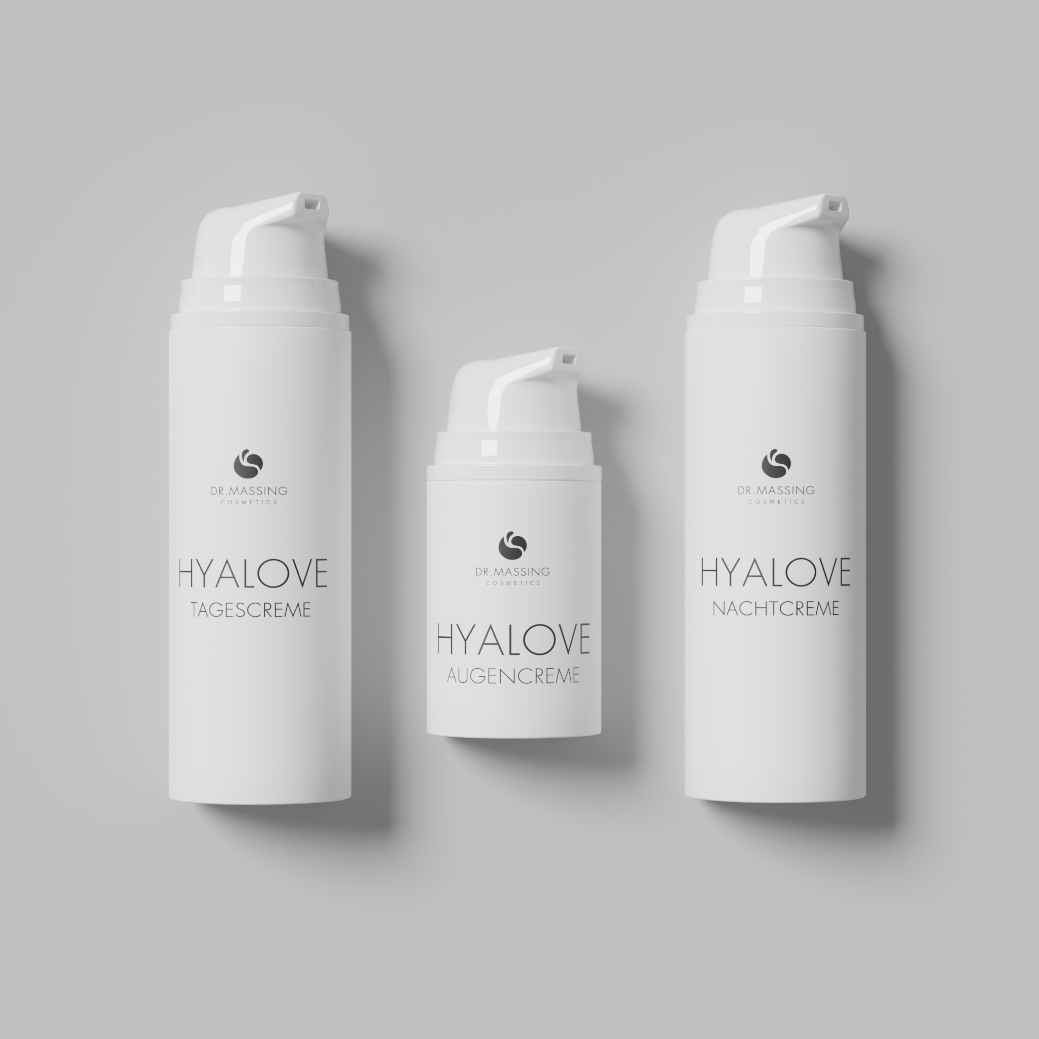 Hyalove Bundle Creme Kollektion: Tagescreme, Nachtcreme, Augencreme