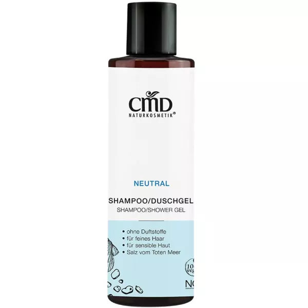 Neutrales Shampoo Duschgel mit Salz vom Toten Meer CMD Naturkosmetik