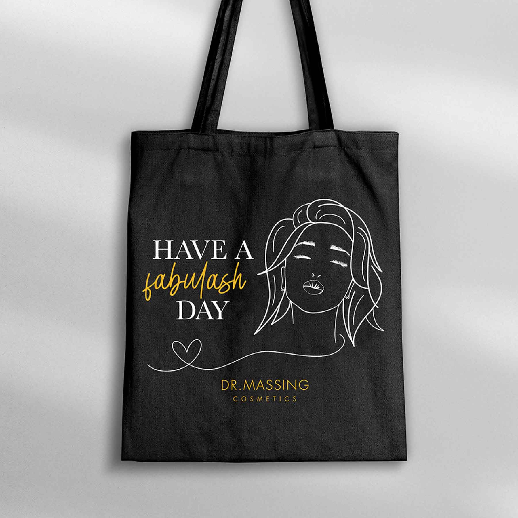 Dr. Massing Jutebeutel Baumwolltasche Have a fabulash day Black Week Sale
