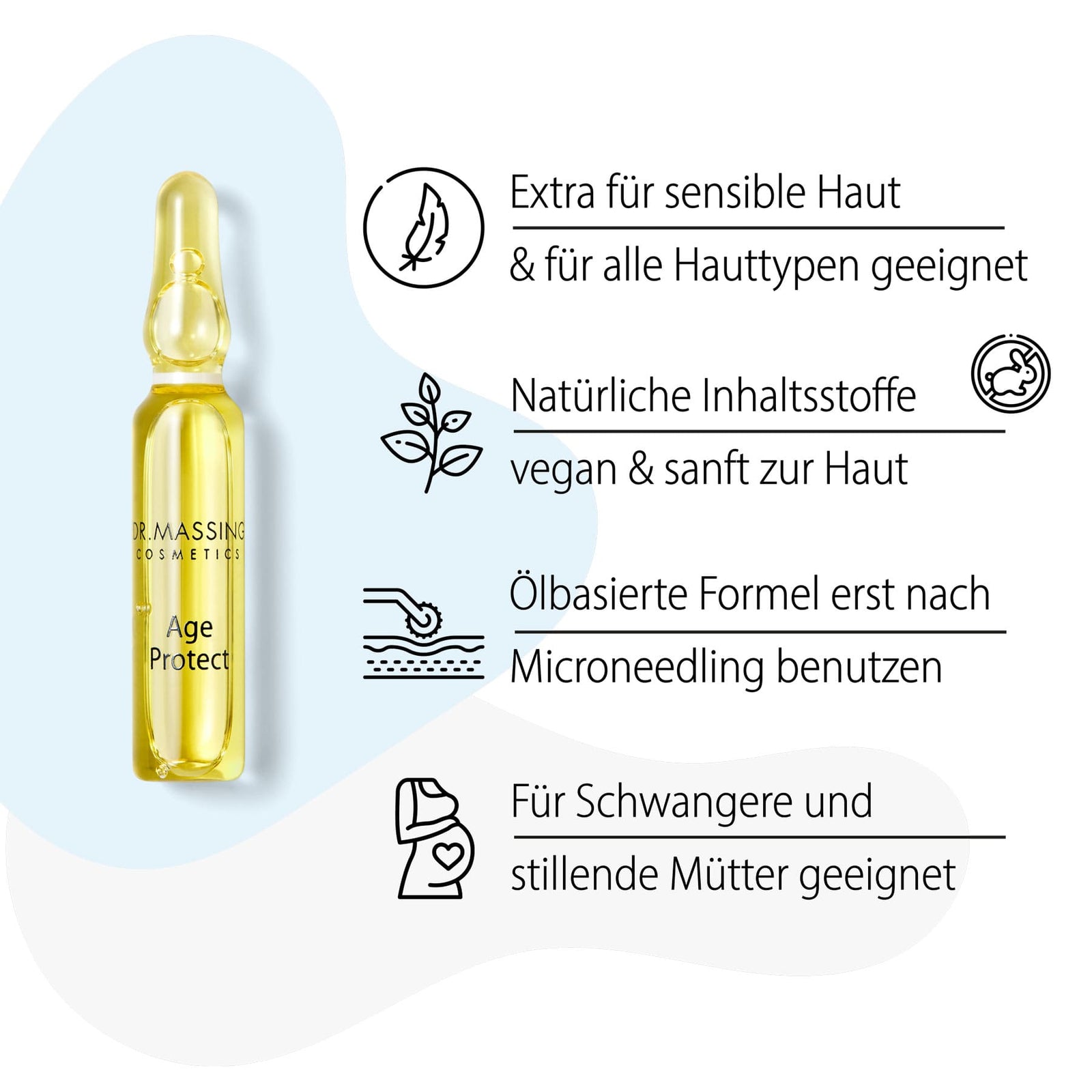 Dr. Massing Age Protect Ampullen Q10 + Vitamin C + Anti-Aging Details Vorteile Übersicht 02