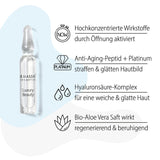 Dr. Massing Luxury Beauty Ampullen Platinum + Natural Facelift und Anti-Aging Details Vorteile Übersicht 01
