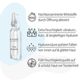 Dr. Massing Pure Hyaluron Ampullen Feuchtigkeit und Aufpolsternde Effekt Details Vorteile Übersicht 01