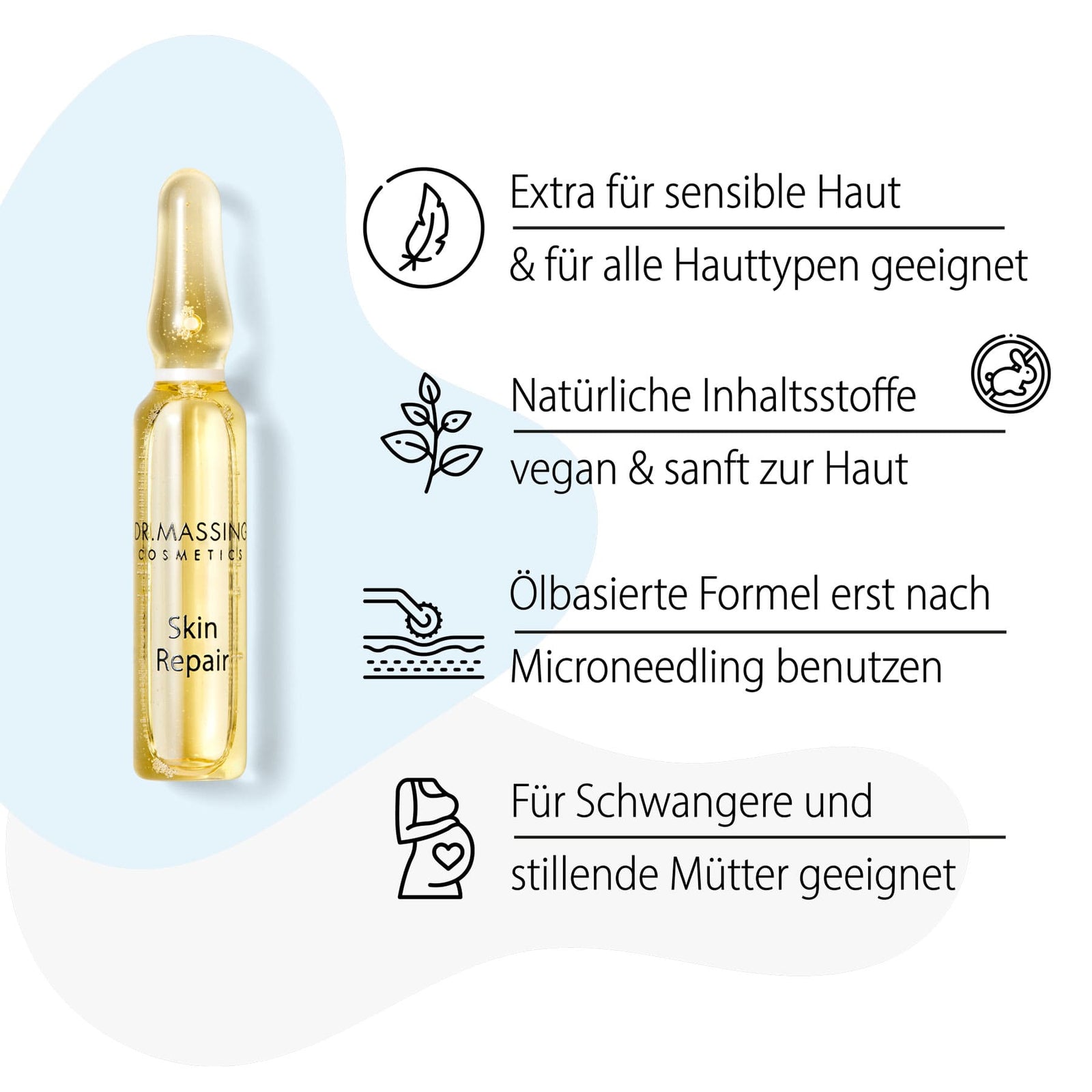 Dr. Massing Skin Repair Ampullen Vitamin ACE + Regeneration Details Vorteile Übersicht 02