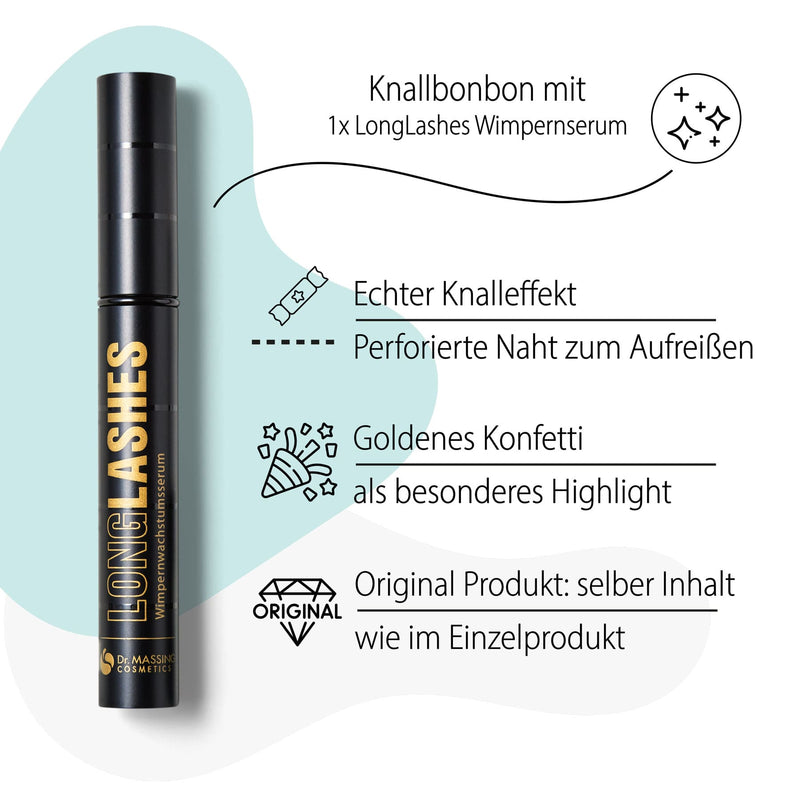 Dr. Massing Knallbonbon schwarz LongLashes Special Edition Geschenkbox Details Vorteile Wimpernserum  01